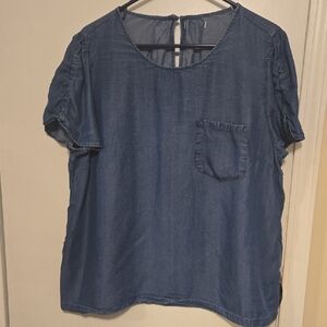 Denim Blue Women's Top